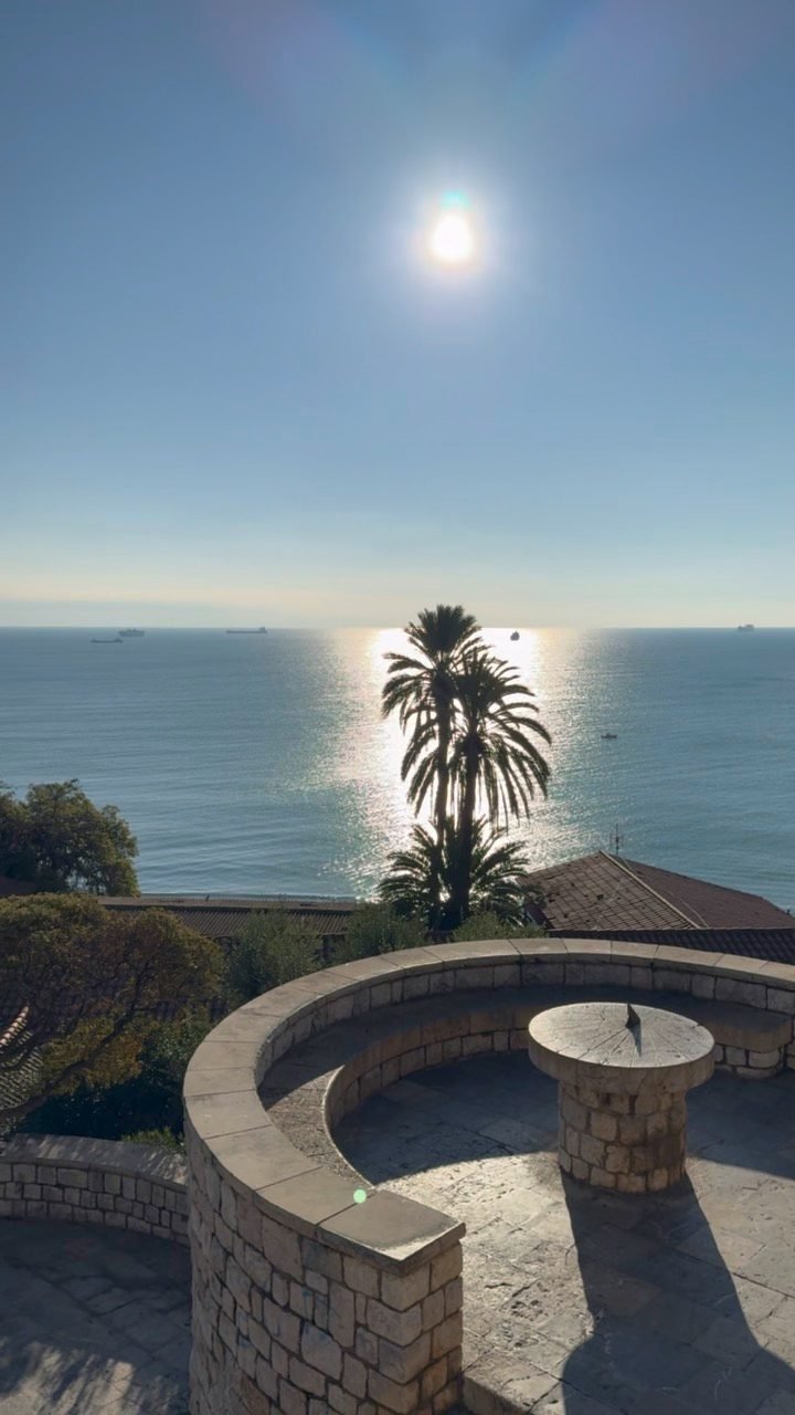 Vista del Mediterráneo desde un mirador de Tarragona